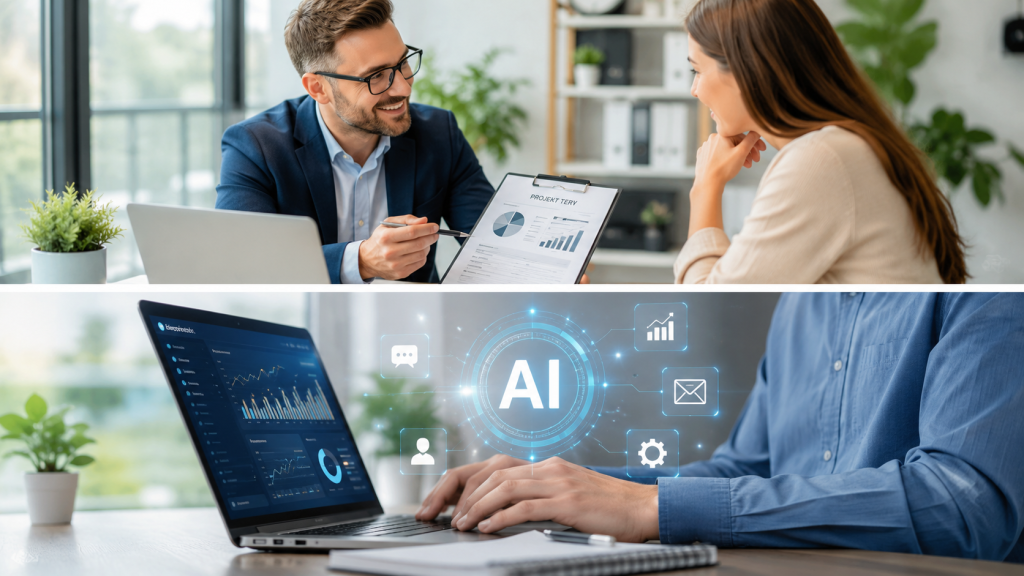 Mesterséges intelligencia használata modern irodai munkakörnyezetben